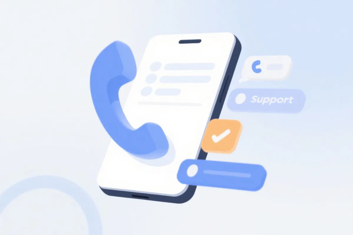 联系支持示意图