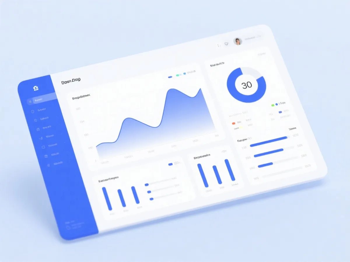 数据走势与统计分析示意图